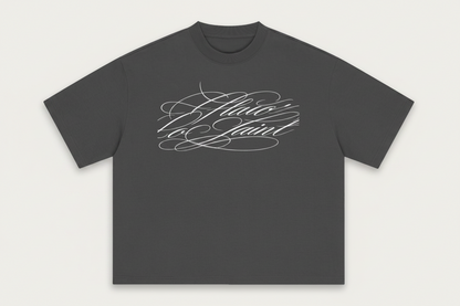 Cursive Halo Saint Boxy Tee