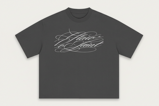 Cursive Halo Saint Boxy Tee