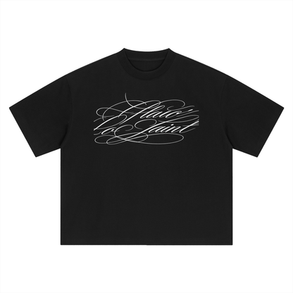 Cursive Halo Saint Boxy Tee