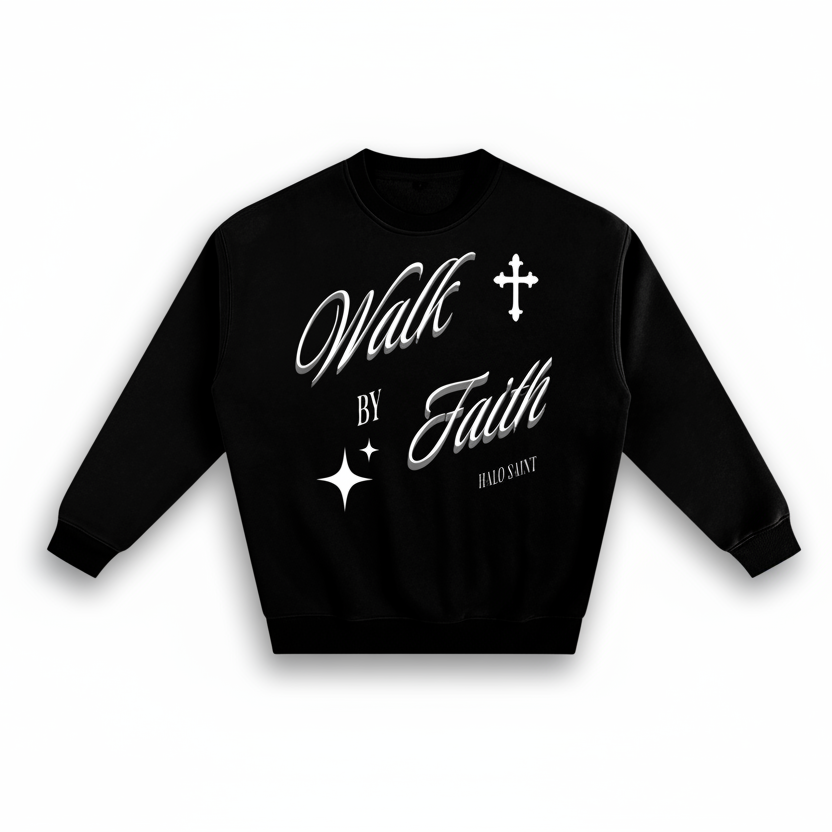Walk by faith sweater