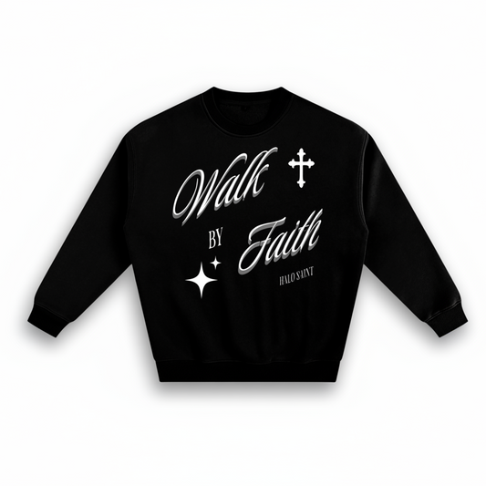 Walk by faith sweater