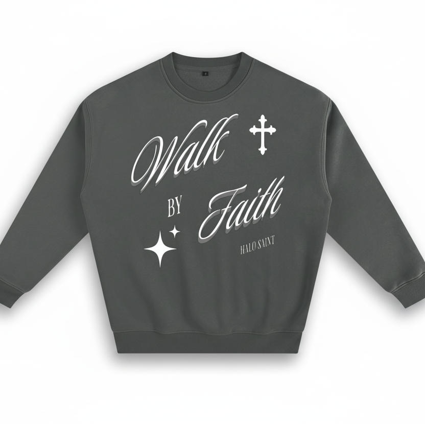 Walk by faith sweater
